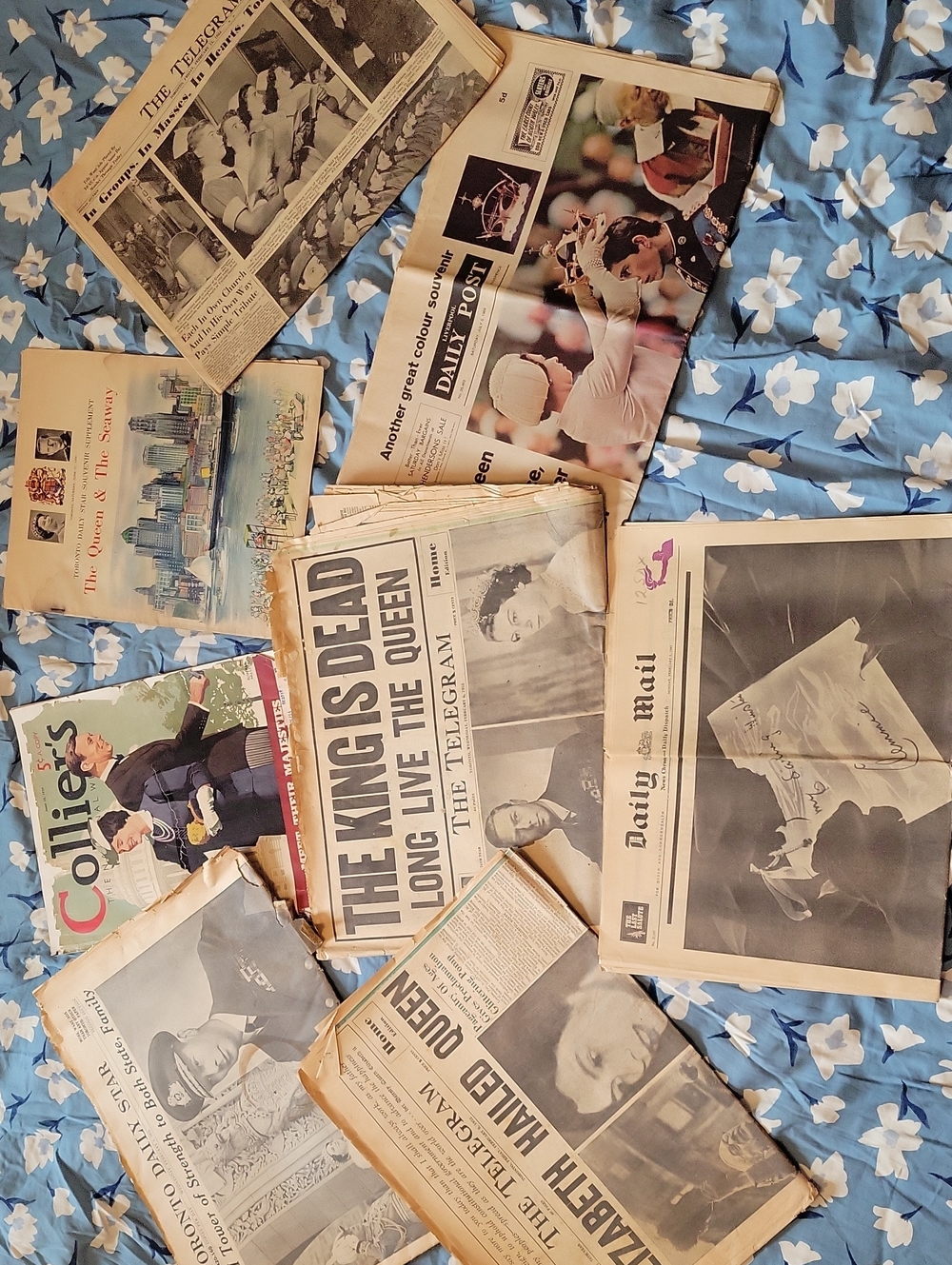 Vintage Royalty Newspapers From The 1950's